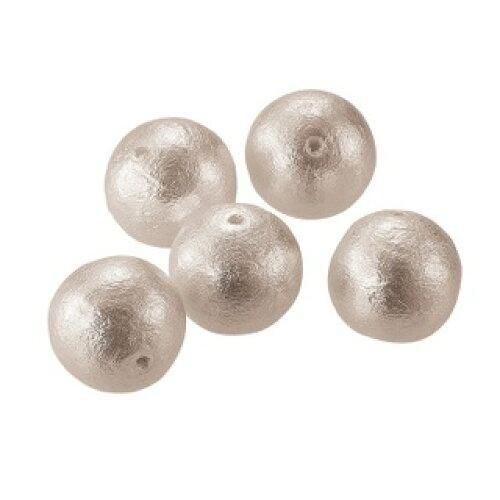 【新品・3営業日で発送】コットンパール両穴 16mm 588937 5コイリ ピンク (61-32316-2)