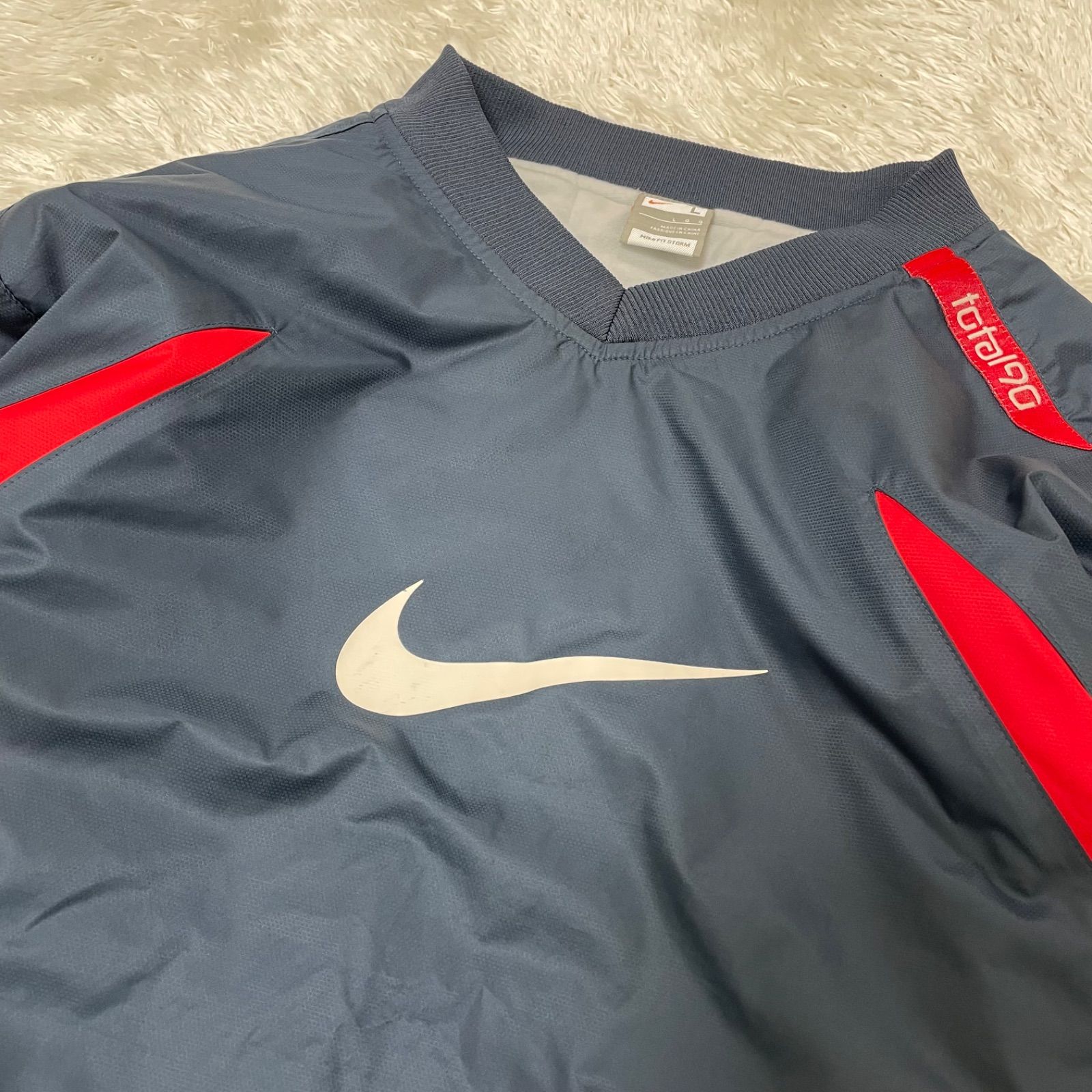 00s NIKE total90 デカロゴ スポーツミックス ナイロン ピステ