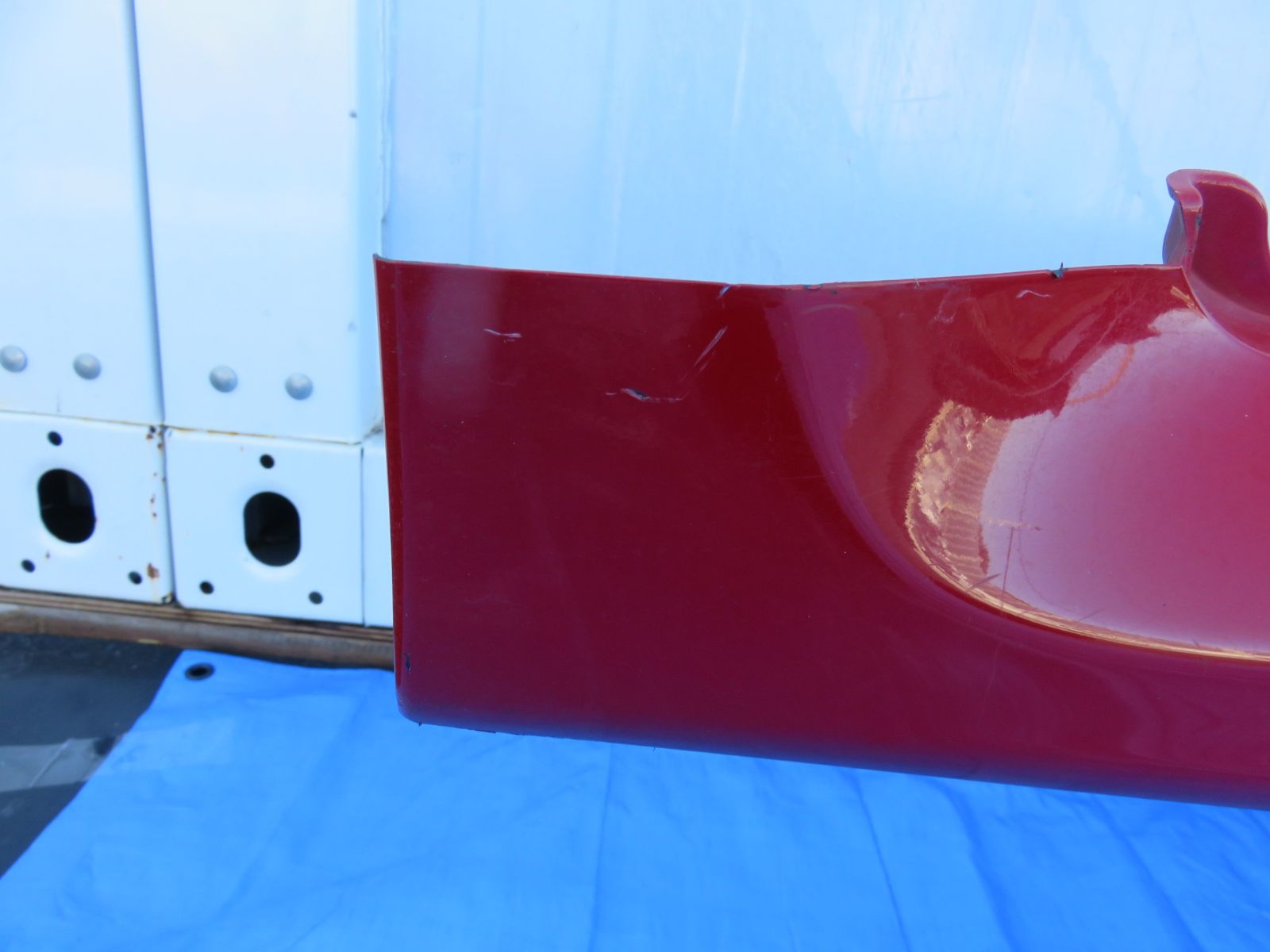 SFC2764 スバル VMG VM4 レヴォーグ 純正 左 サイドステップ サイドスカート サイドスポイラー 左側 助手席側 C7P 赤 ライトニングレッド