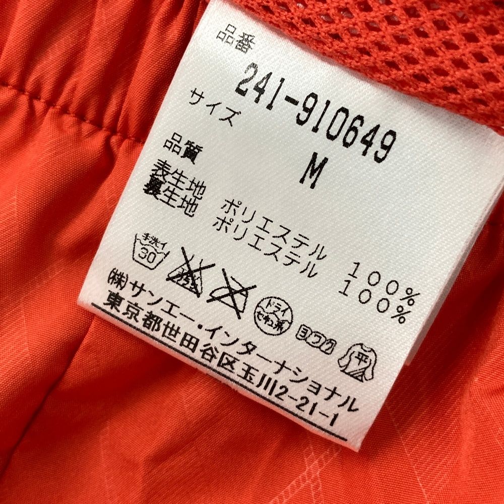 サイズ：M CALLAWAY キャロウェイ  2WAY 裏メッシュ ジップジャケット アーガイル柄 オレンジ系 [240101492337] ゴルフウェア メンズ ストスト サイズ：M CALLAWAY キャロウェイ 2WAY 裏メッシュ ジップジャケット