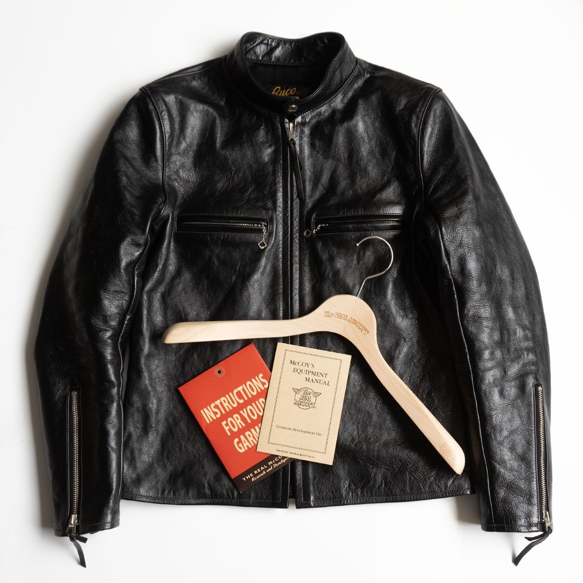 美品】THE REAL McCOY'S BUCO【J-100 RIDERS JACKET】36 ホースハイド