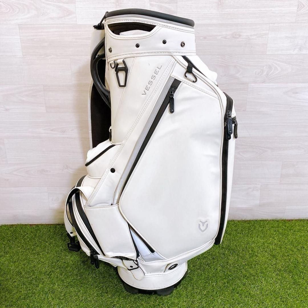 高級 VESSEL PRIME ベゼル キャディバッグ 3点式 カート 9型
