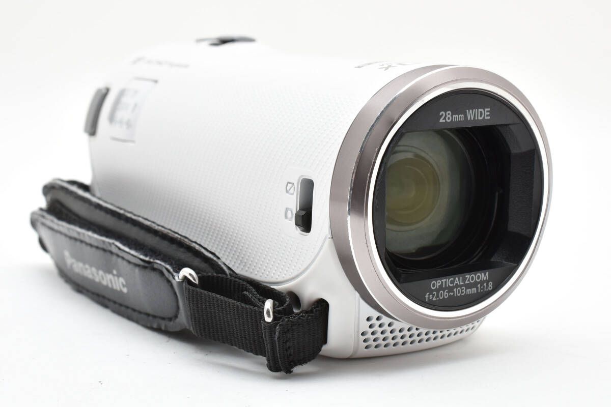☆美品☆パナソニック Panasonic HC-V480MS ホワイト☆ W0986
