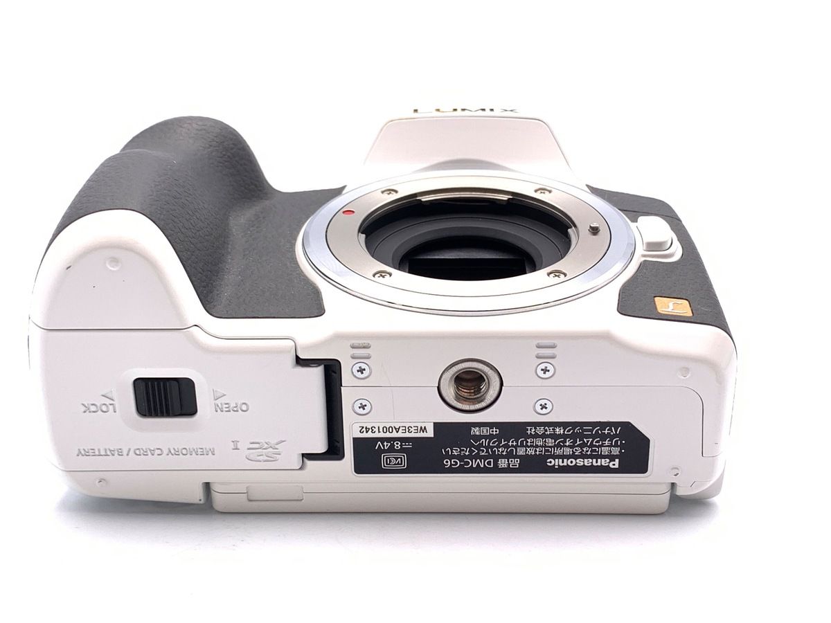 LUMIX G ミラーレスカメラ ホワイト DMC-G6 white 中古】Panasonic パナソニック LUMIX DMC-G6 ホワイト ミラー