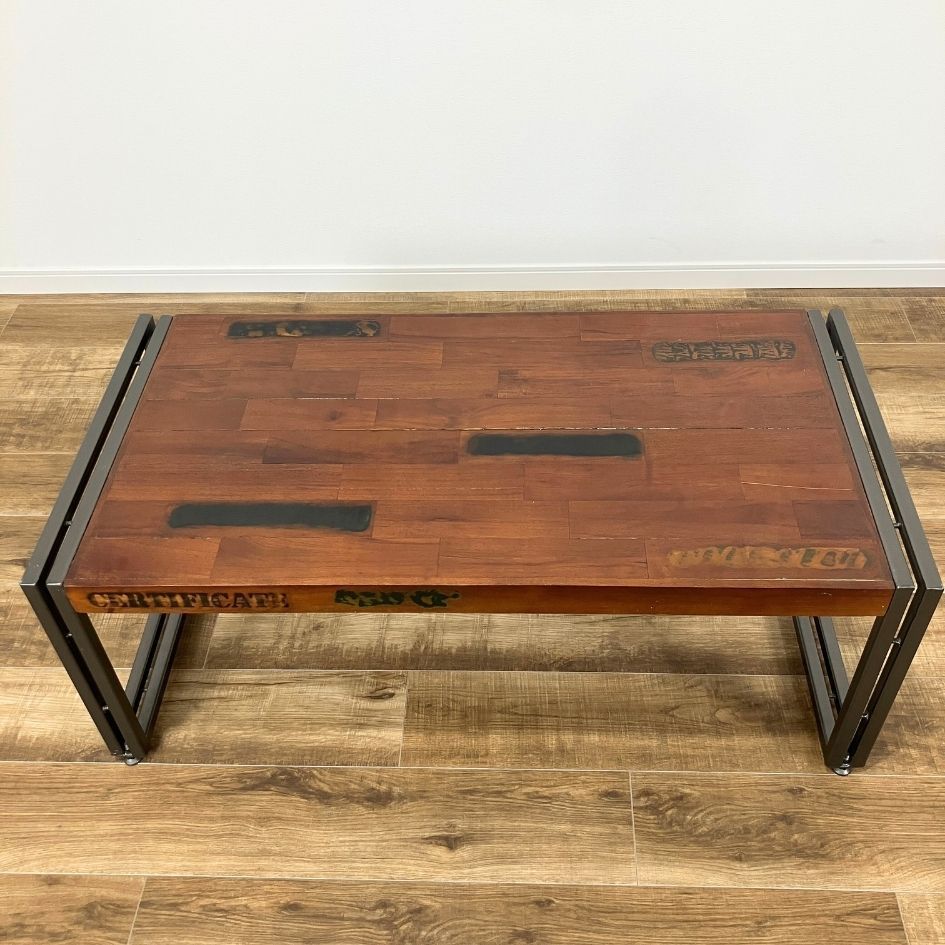 d-bodhi FERUM INDUSTRIAL COFFEE TABLE S フェルム チーク古材 ディーボディ ローテーブル YBランク  M2205-0129 東京 - 買い公式店