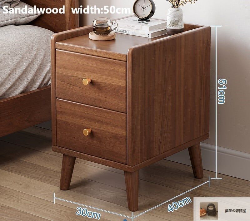 ベッド サイドテーブル 木目調 2段式 天板 エレガント おしゃれ 収納 インテリア シンプル コンパクト 寝室 ナイトテーブル 感5-122