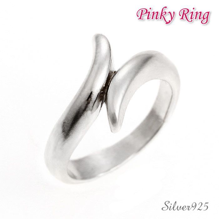 シルバー925 彫刻デザイン リング　ピンキー　小指　4号 シルバー925 彫刻デザイン リング ピンキー 小指 4号 ITEMS