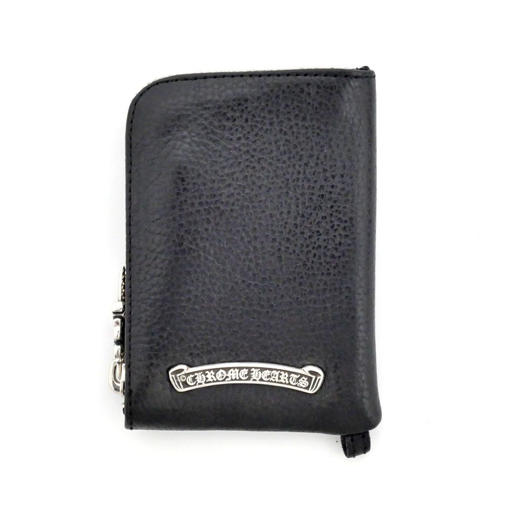CHROME HEARTS コインケース ラウンド ジップ ブラック CHROME HEARTS クロムハーツ ラウンドファスナー コインケース