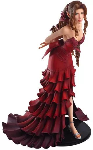 FF7 リメイク　STATIC ARTS エアリス　ドレスver. FF7 リメイク』ドレス姿のエアリスが麗しい！プレイアーツ改