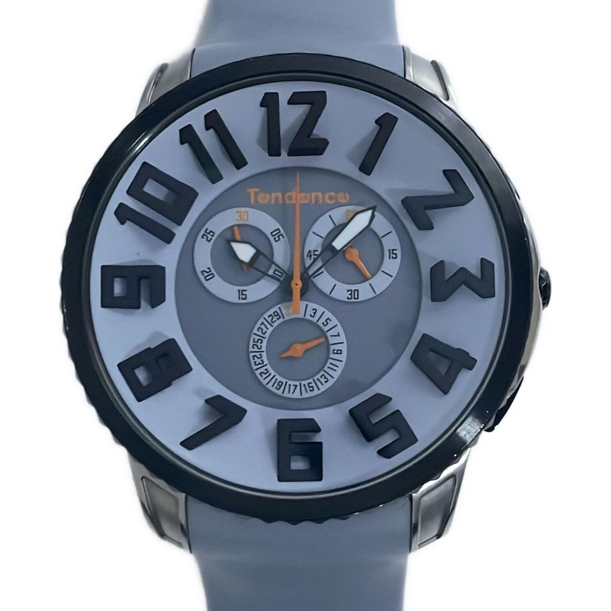 テンデンス ガリバーラウンド クロノグラフ ブラック&ゴールド G1092