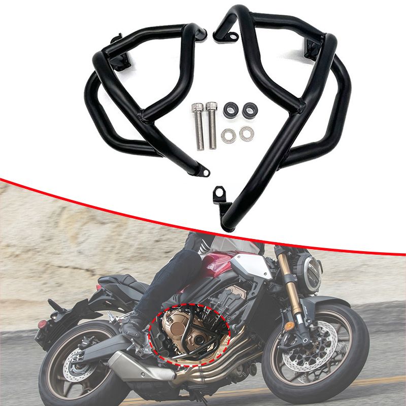 バイク アクセサリー エンジンガード バンパープロテクター クラッシュバースライダー フレームプロテクター ホンダ CB650R 2019-2025