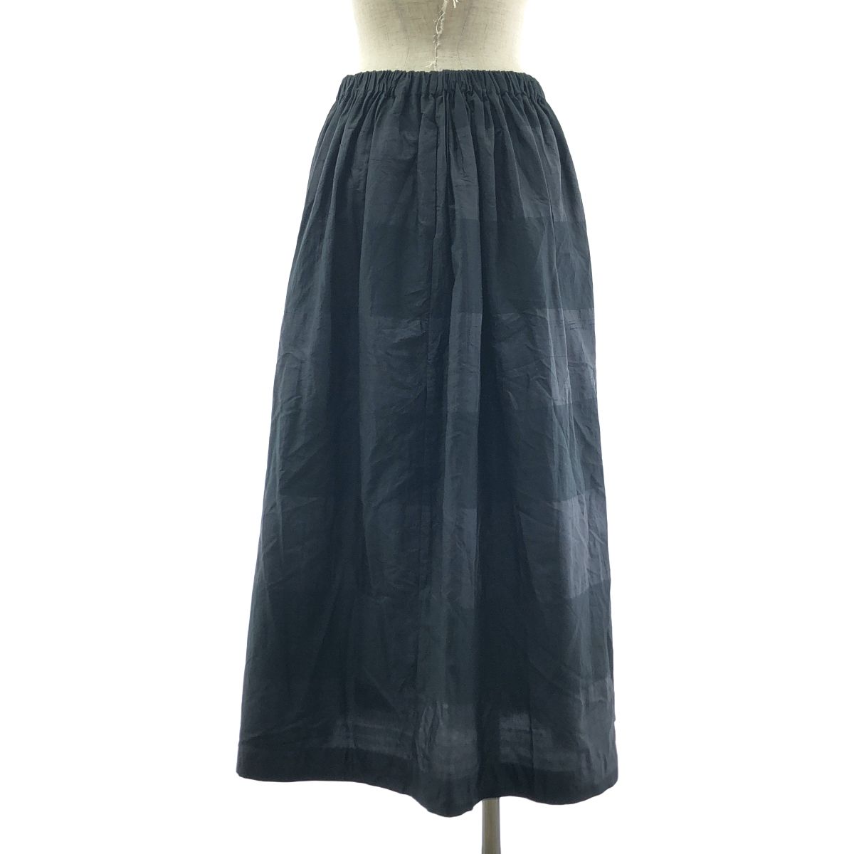 humoresque ユーモレスク　ギャザースカート　ブラック　38 美品】 humoresque / ユーモレスク | gather skirt ボーダー