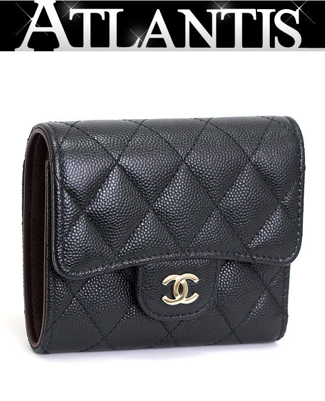 Chanel マトラッセ　三つ折り財布 楽天市場】シャネル 三つ折り財布(小銭入れあり) ココマーク