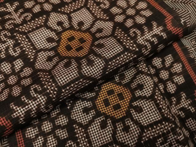 平和屋着物●本場大島紬　龍郷絣　正絹　逸品　AAAZ4495ph 平和屋着物○本場大島紬 龍郷絣 正絹 逸品 AAAZ4495ph - メルカリ