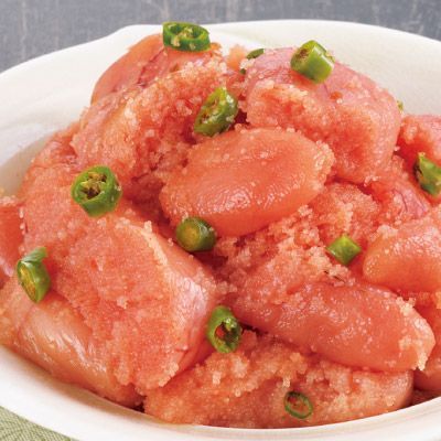 北海道産 青唐辛子明太子 2kg 無着色切れ子＊送料無料 - メルカリ