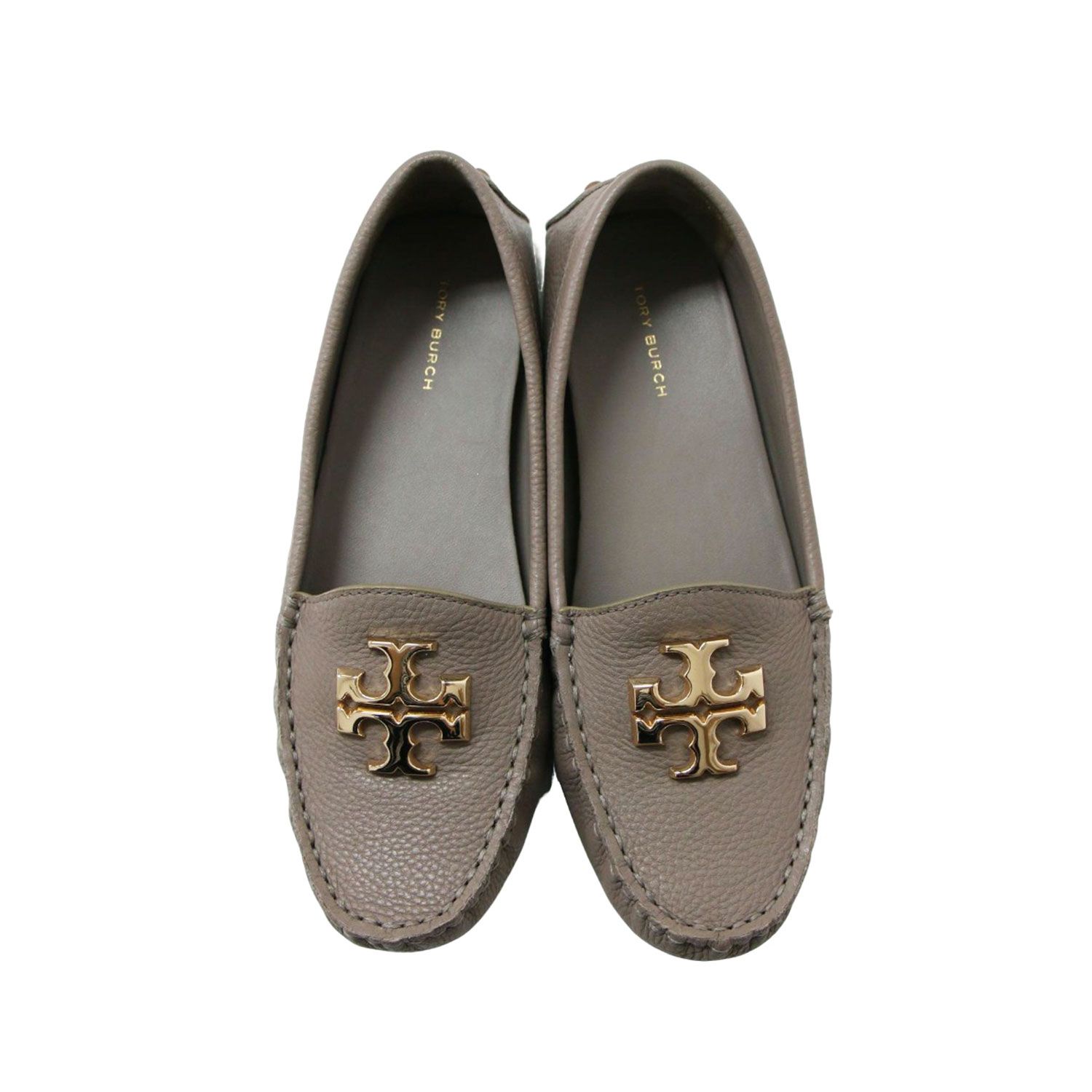 TORY BURCH トリーバーチ ローファー グレージュ サイズ:US7(24cm位 