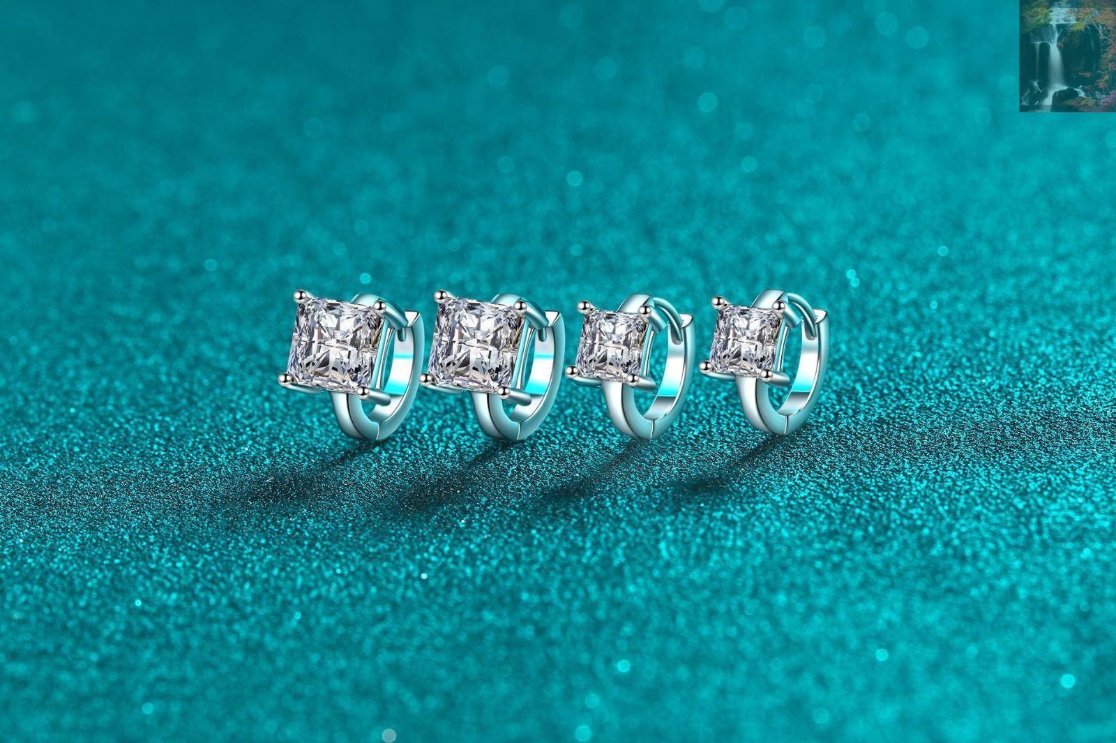 コハル♡シミュレーションモアサナイトのピアスとモアサナイトブレスレット モアサナイトルース【2mm】合成宝石モアッサナイト裸石【VVS/AAA