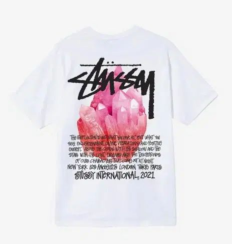 XL STUSSY ステューシー 反射 Tシャツ 白