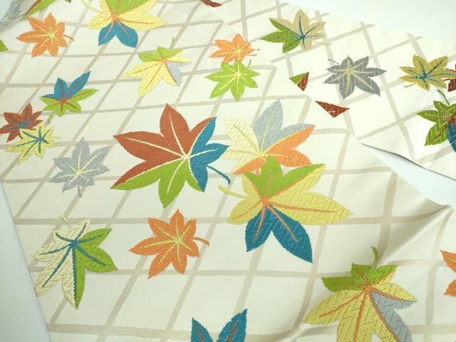 平和屋着物□極上 西陣 川島織物 九寸名古屋帯 蜀江花文 逸品