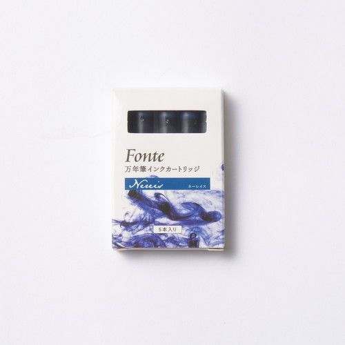 (まとめ)#日本出版販売 インクカートリッジ <Nereis>Fonte ブルーブラック 641546 【×25セット】