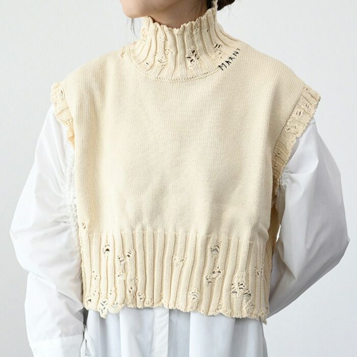 MARNI マルニ トップス ベスト コットンクロップドベスト 