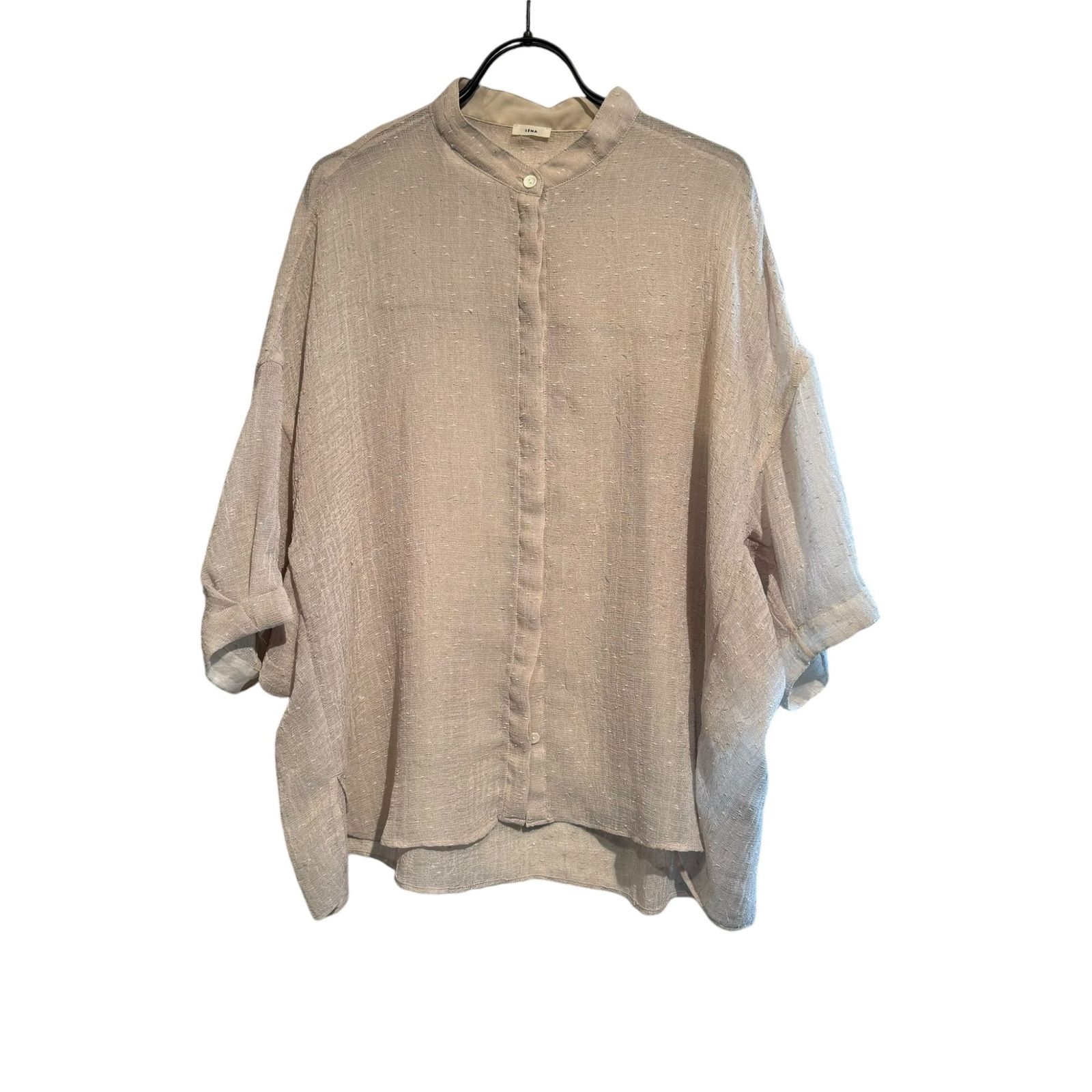 イエナ　ネップドルマンブラウス IENA（イエナ）の「シアーネップ ドルマンブラウス（シャツ