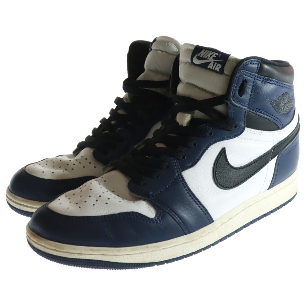 NIKE Air Jordan 1 Retro High OG ホワイト/ネイビ 楽天市場】NIKE AIR JORDAN 1 RETRO HIGH OG GS CO.JP white