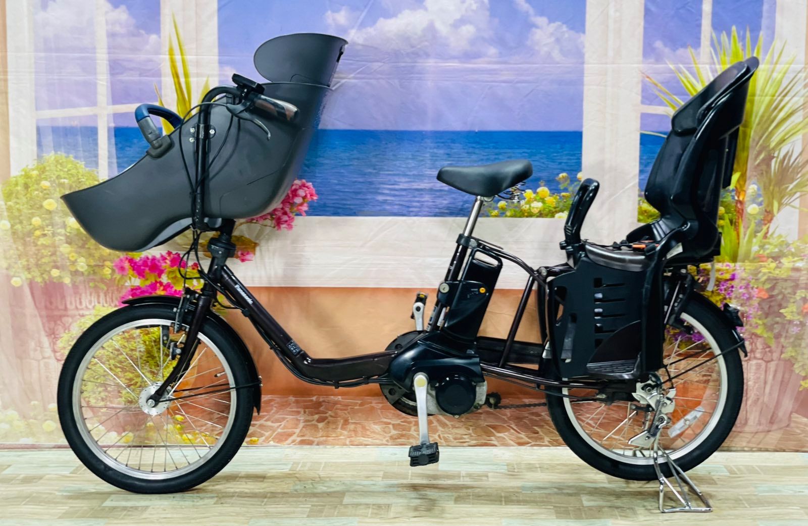 人気モデル⭐️パナソニックギュット！子供乗せ電動アシスト自転車Y1832 人気モデル⭐️】パナソニック【ギュット！】【子供乗せ】電動