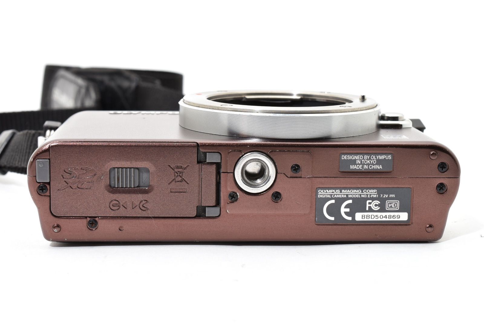  ショット数 985回!! OLYMPUS オリンパス PEN Mini E-PM 1 ボディ ブラウン ミラーレス一眼カメラ ＃3288 ミラーレス一眼 デジタルカメラ