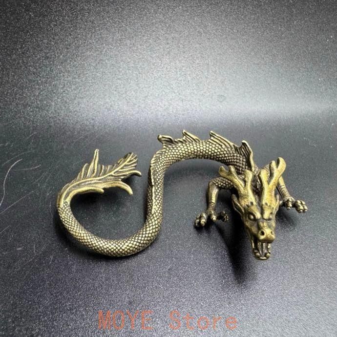 銅 細工 霊竜腕輪 装飾品 工芸品 置物 覇気双竜頭腕輪 銅製品 装飾品 工芸品 置物 - メルカリ