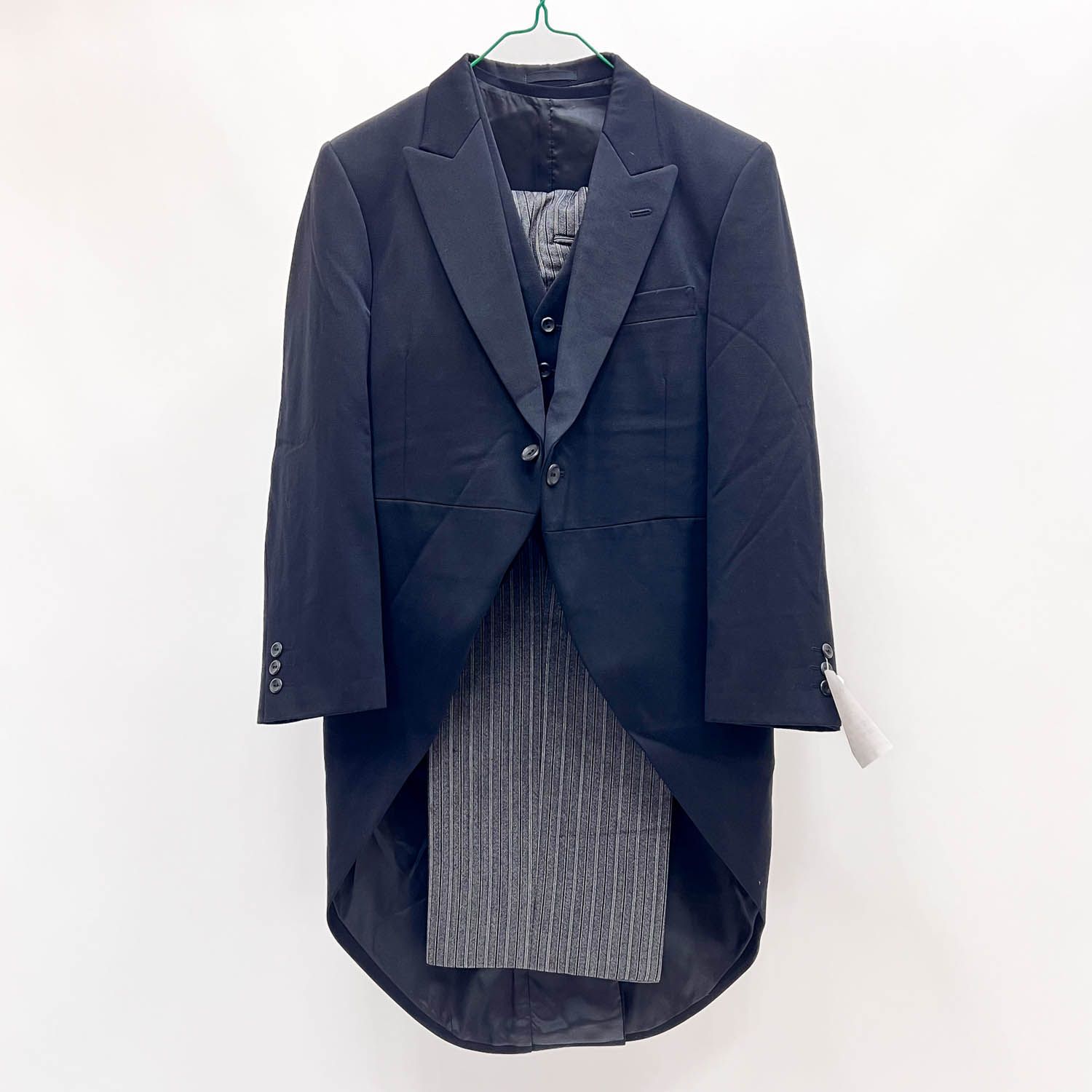 メンズ モーニングスーツ 3点セット AB3サイズ ウエスト約79〜91cm 結婚式 撮影衣装 MensSuits161