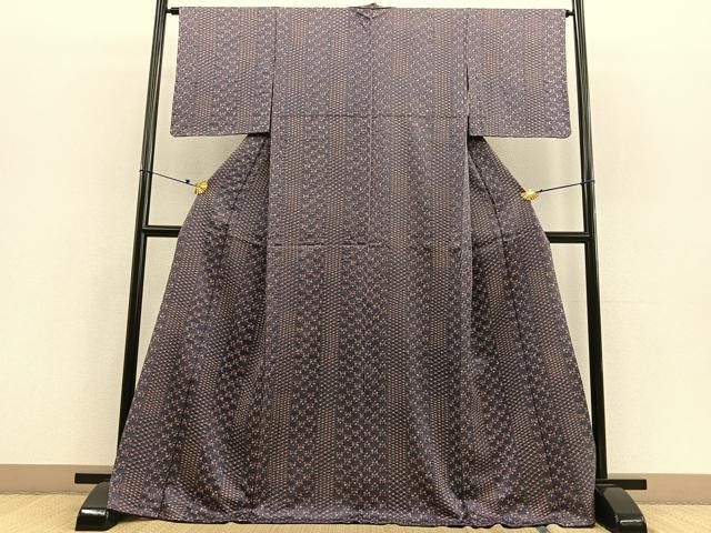 平和屋着物▽道行コート　単衣　吉祥舞蝶間道　ロング丈　正絹　逸品　未使用　CAAT5629id 平和屋着物▽道行コート 単衣 吉祥舞蝶間道 ロング丈 正絹