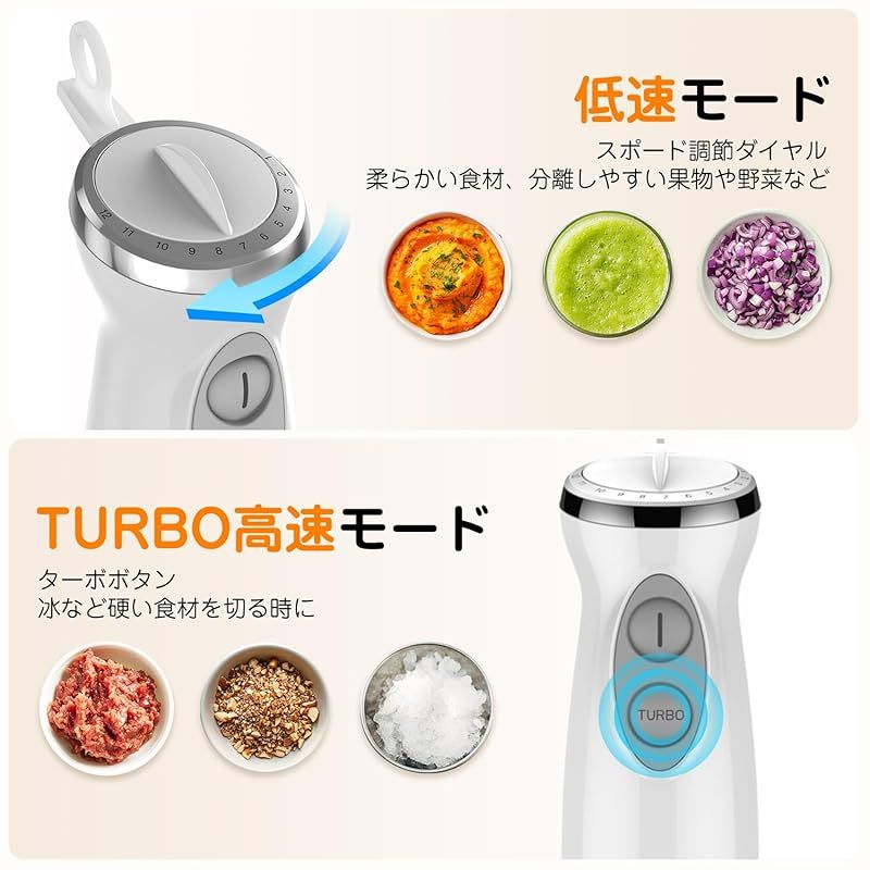 ハンドブレンダー 1台7役 強力 離乳食 ミキサー フードプロセッサー OXA ハンドブレンダー 1台7役 離乳食 ブレンダー 電動 ミキサー