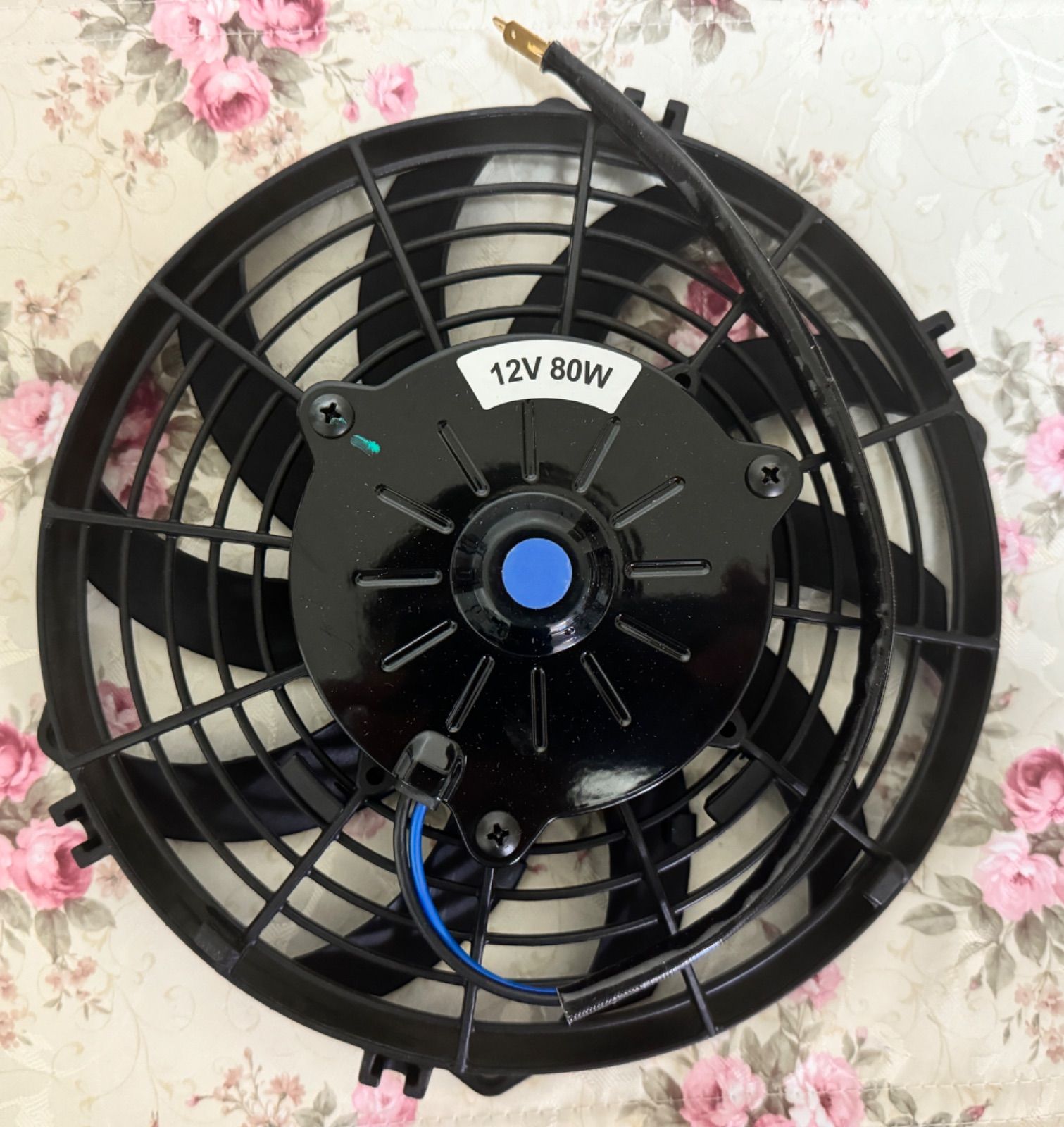 9インチ 汎用 電動ファン ラジエーターファン 薄型 プッシュ