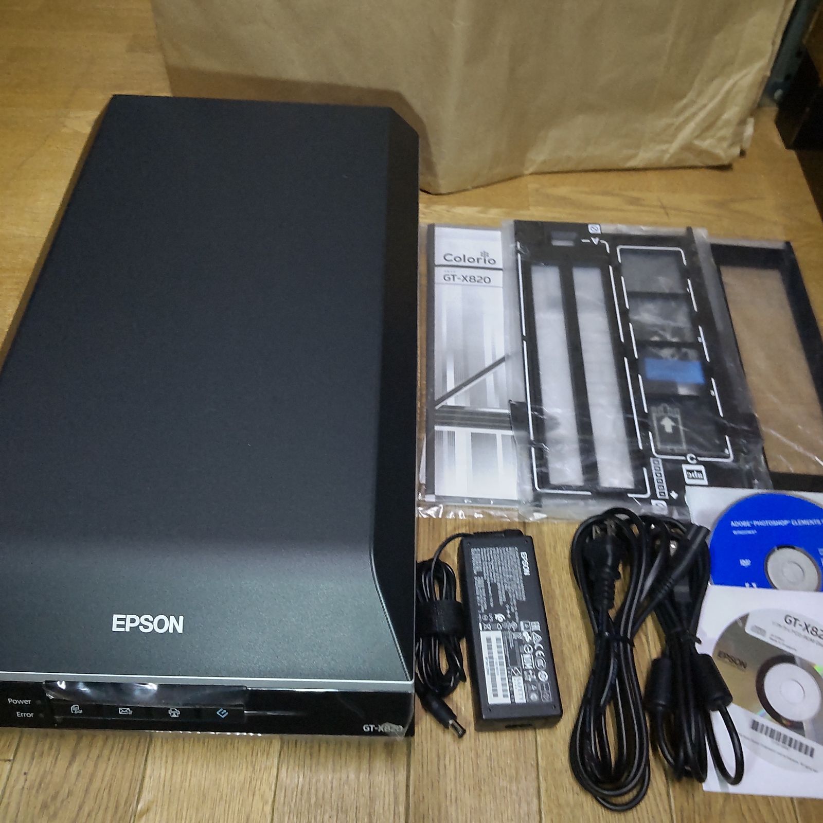 EPSON GT-X820 ネガフィルムスキャン フィルムホルダー付 動作良好-