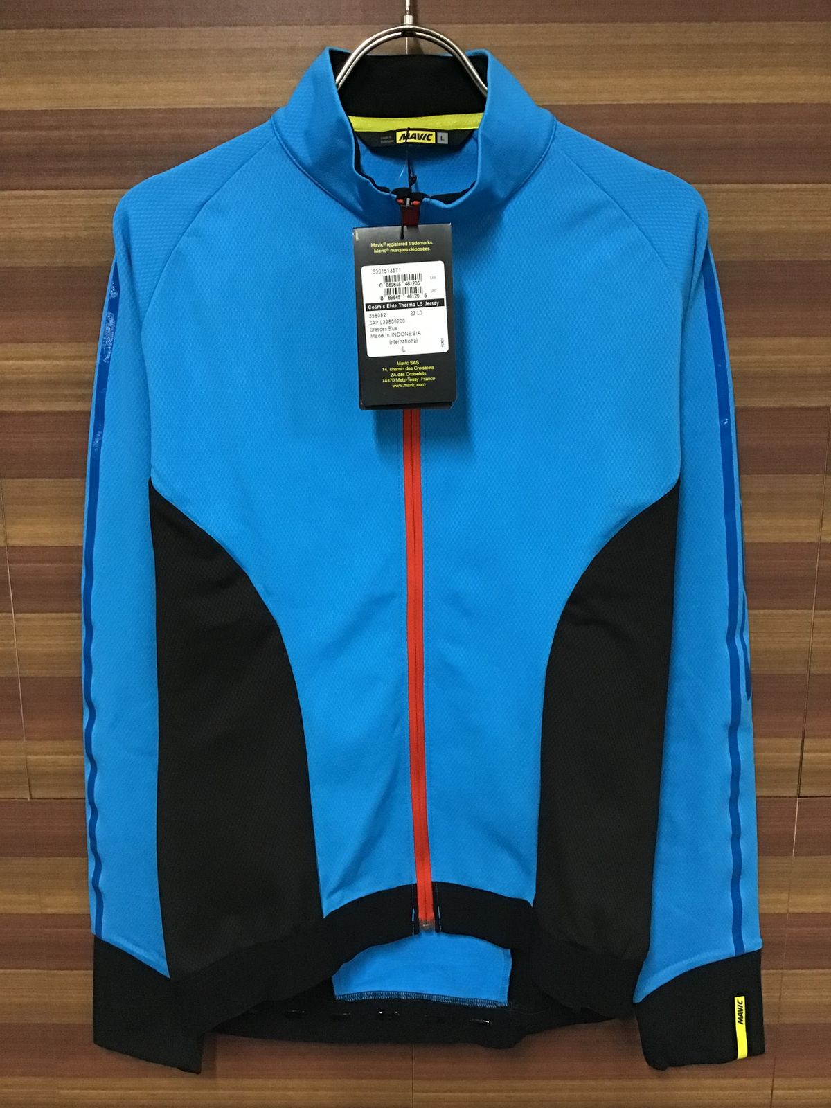 サイクルウェア MAVIC 裏起毛 Lサイズ MAVIC Essential MERINO LS 