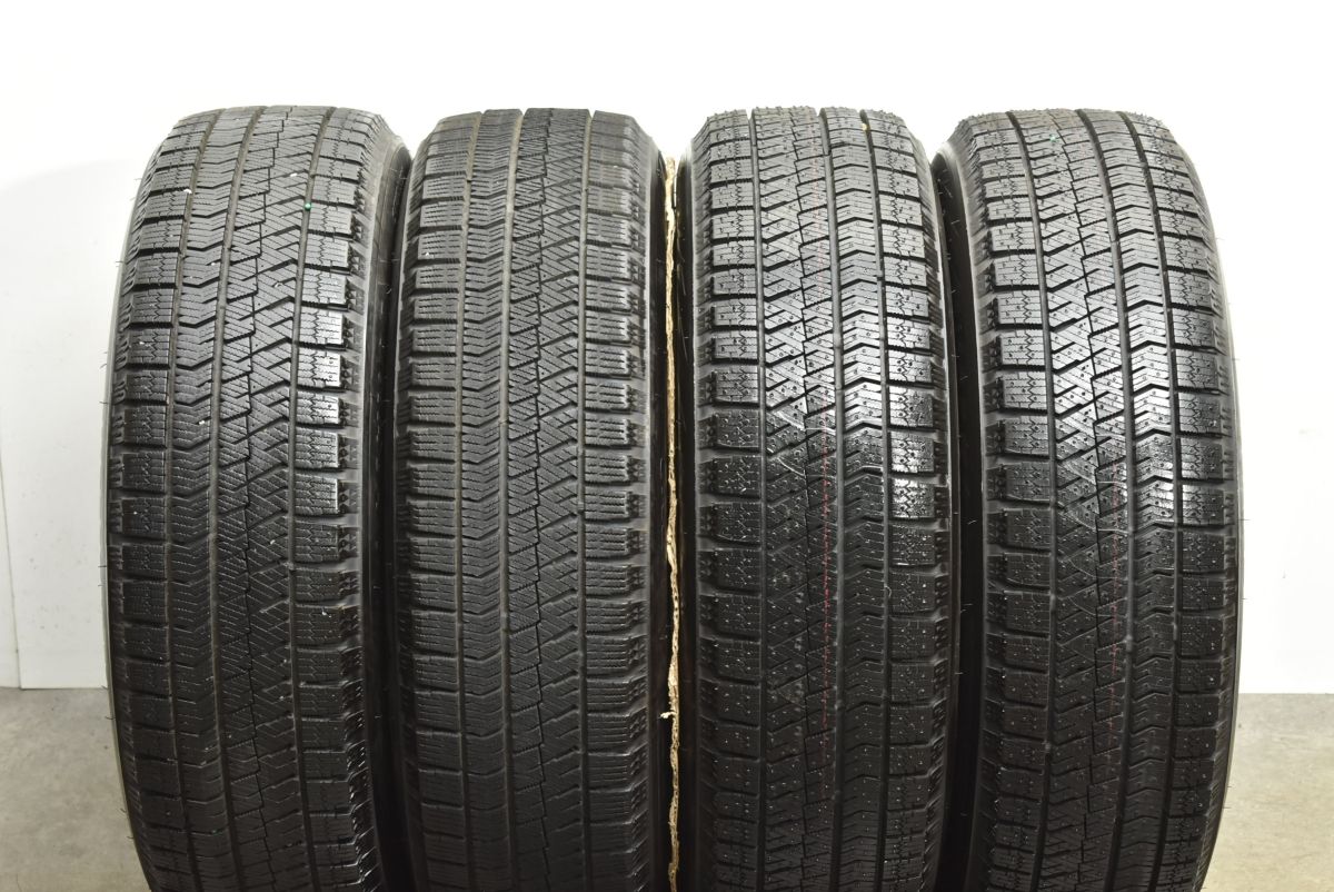 バリ溝 バルミナ 16in 6.0J 50 PCD100 ブリヂストン ブリザック VRX2 175 60R16 アクア カローラフィールダー ヤリス ノート TRITUETUBI_COM