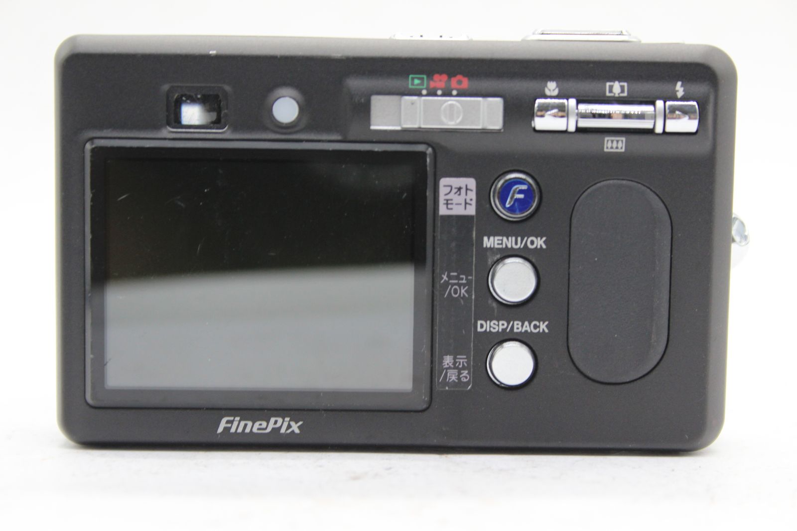 返品保証】 フジフィルム Fujifilm Finepix F455 ブラック 3.4x