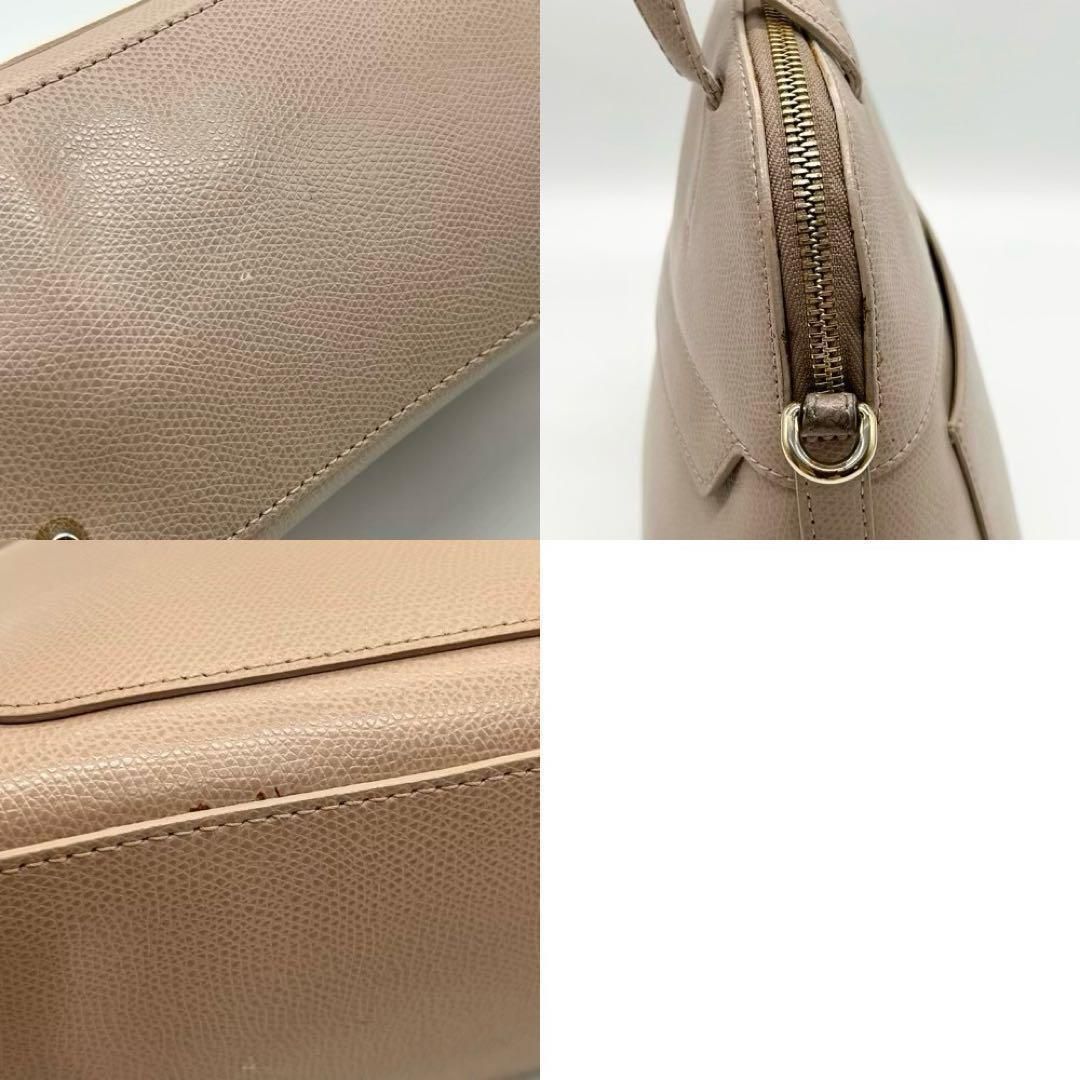 美品】FURLA PIPER ハンドバッグ 2way ドーム型 ベージュ - メルカリ