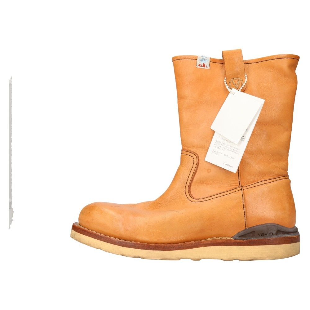 VISVIM (ヴィスヴィム) WABANAKI BOOTS FOLK ワバナキ レザーブーツ ブラウン V10007414 BRING