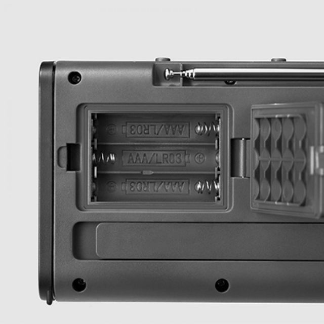 ブラック 防災ラジオ