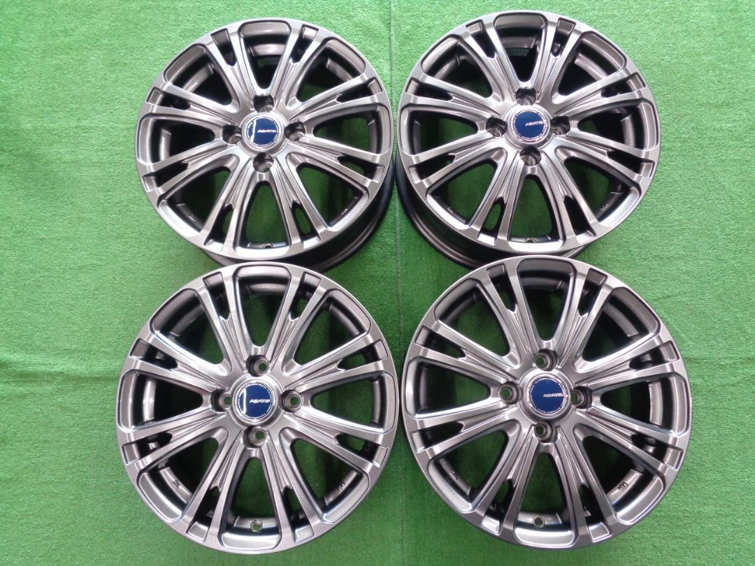 ホイール アバティス EW 15インチ 4本セット 5.5J-15 4H100 42 ヤリス フィット Mazda2 アクア 神奈川県