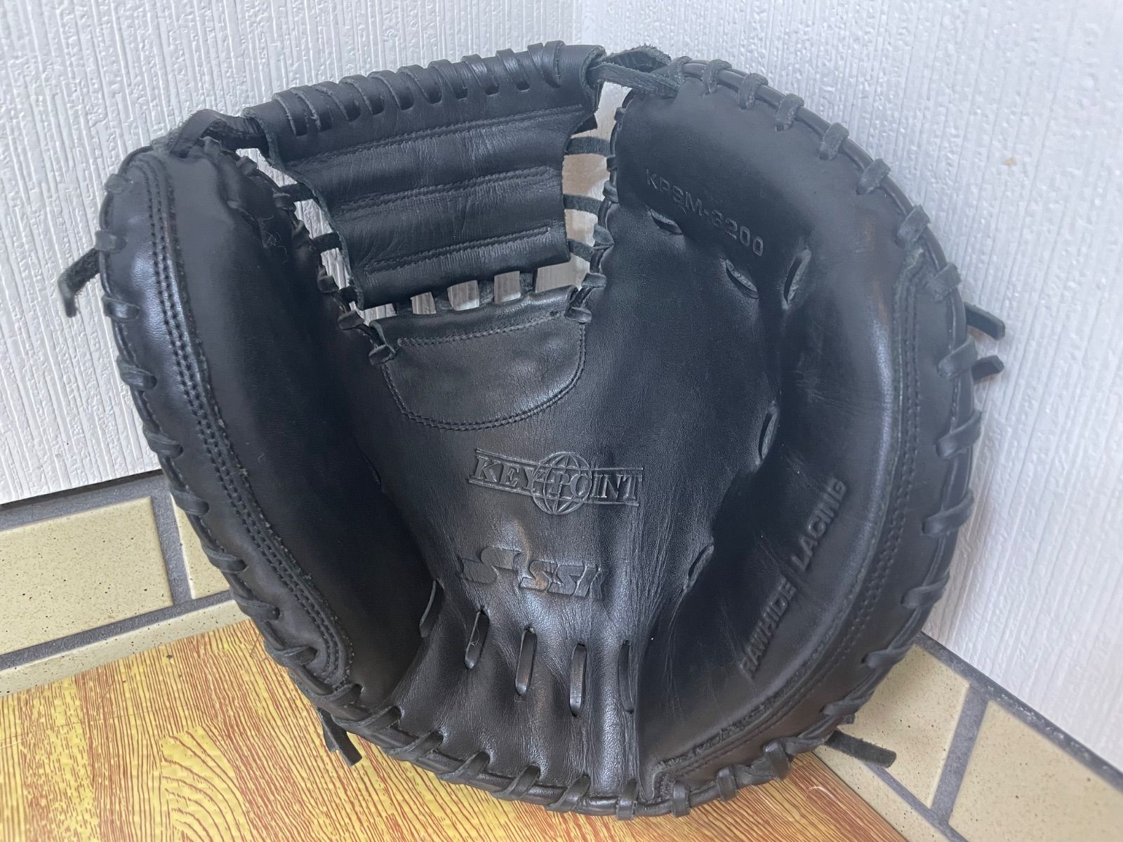 SSK エスエスケー ソフトボール キャッチャーミット ブラック 右利き用