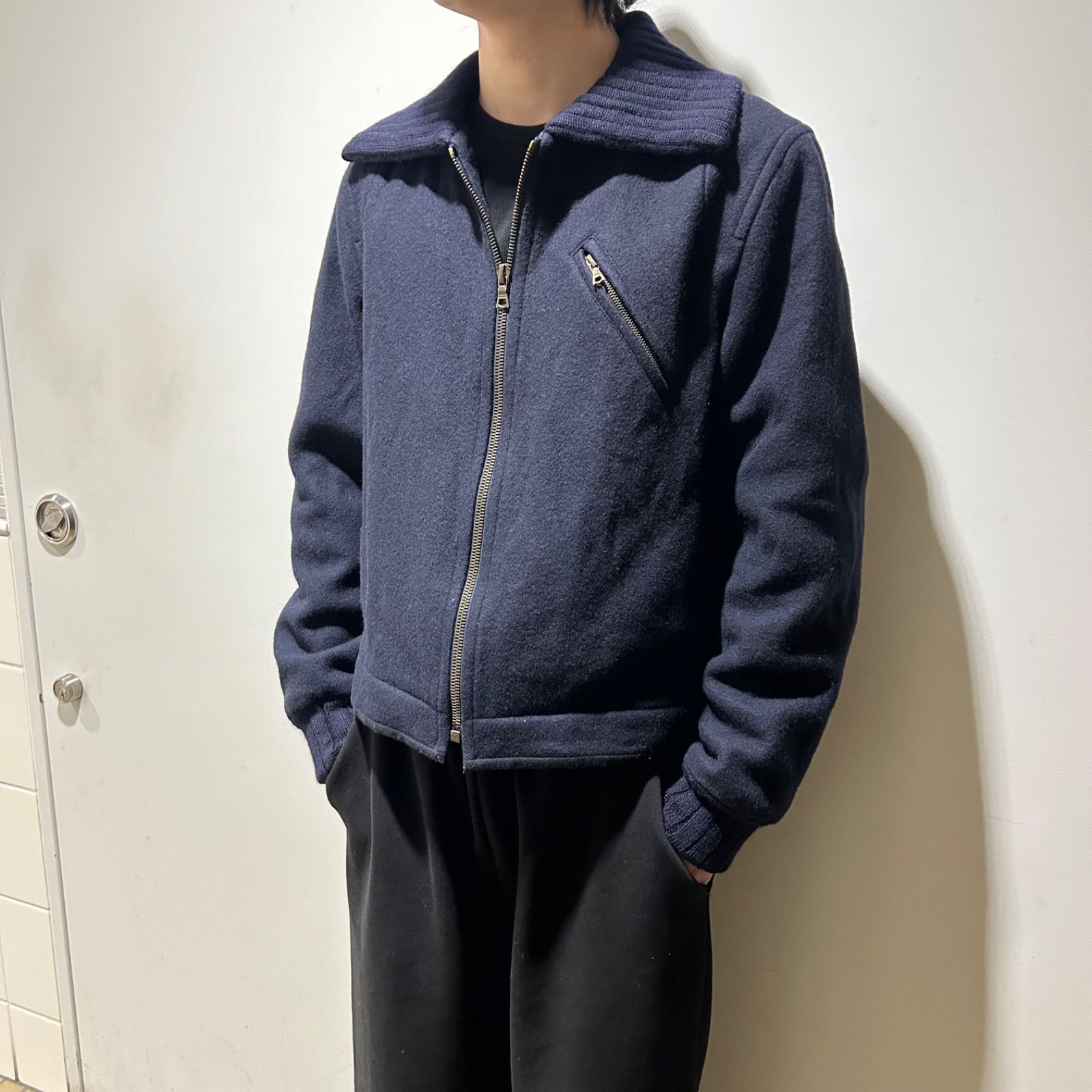 dries van noten kint docking wool blouson 97aw - メルカリ