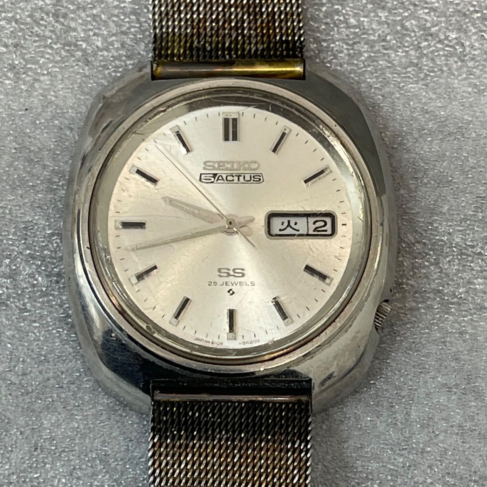 【NPA】ジャンク SEIKO 5actus SS 6106-8470 セイコー  腕時計 ビンテージ