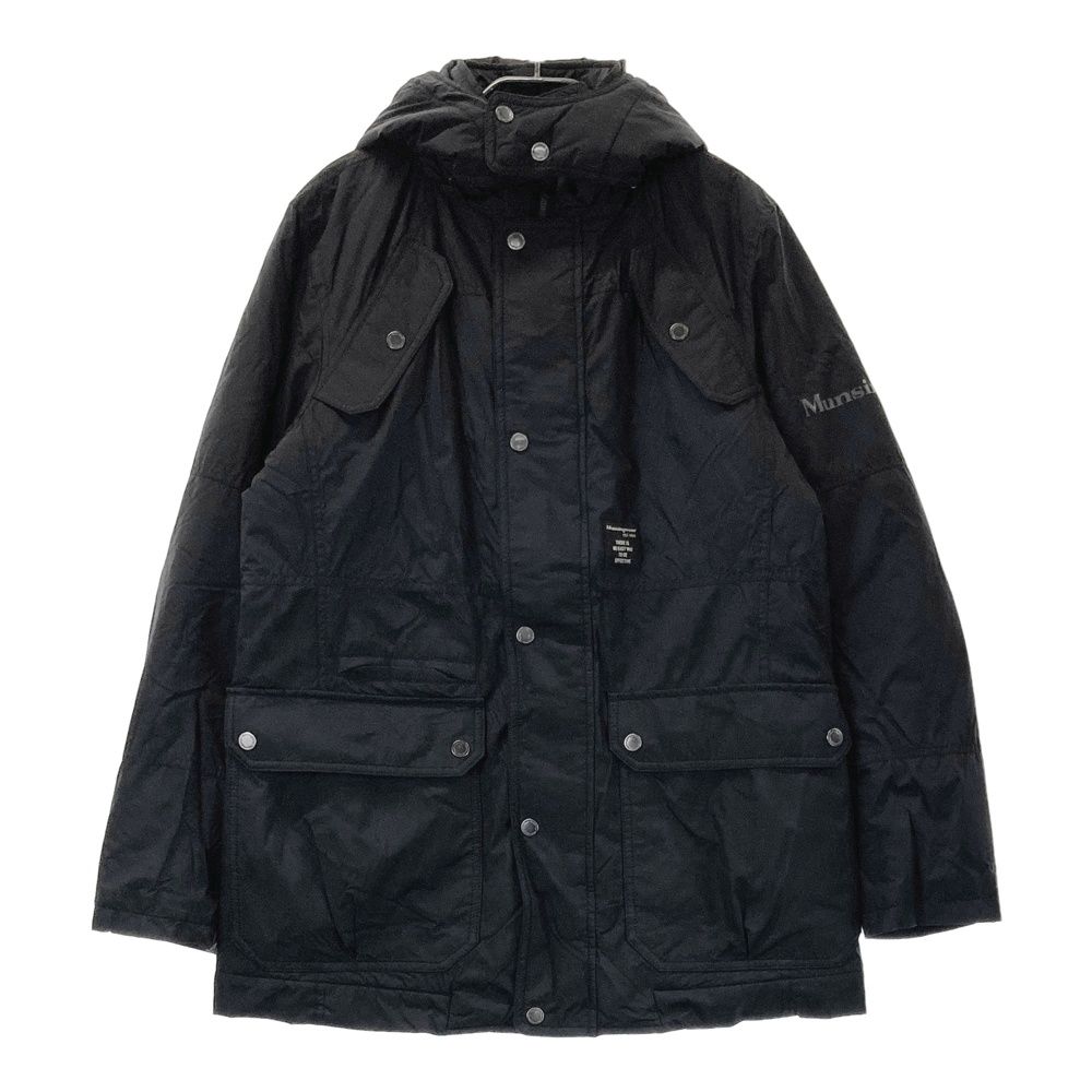 サイズ M MUNSING WEAR マンシングウェア SG6299 2WAY 中綿 ジップジャケット ブラック系 240101499322 ゴルフウェア メンズ ストスト