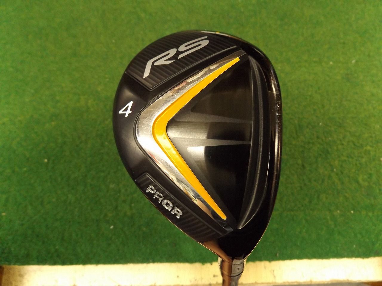 3834 RS JUST 4 22° 純正カーボン R カバー有 PRGR プロギア RSジャスト ユーティリティ ゴルフクラブ .987134