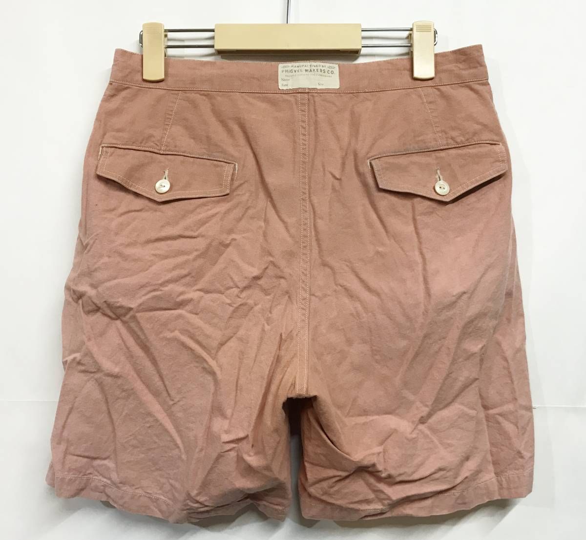 【専用】PHIGVEL フィグベル ショートパンツ 美品 3 PHIGVEL】 DUCK CLOTH DOUBLE KNEE SHORTS [ ¥41,800-] ダック地