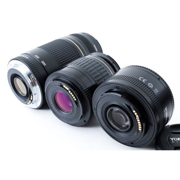 キヤノン Canon EOS 6D Mark II 標準&超望遠＆単焦点トリプルレンズセット