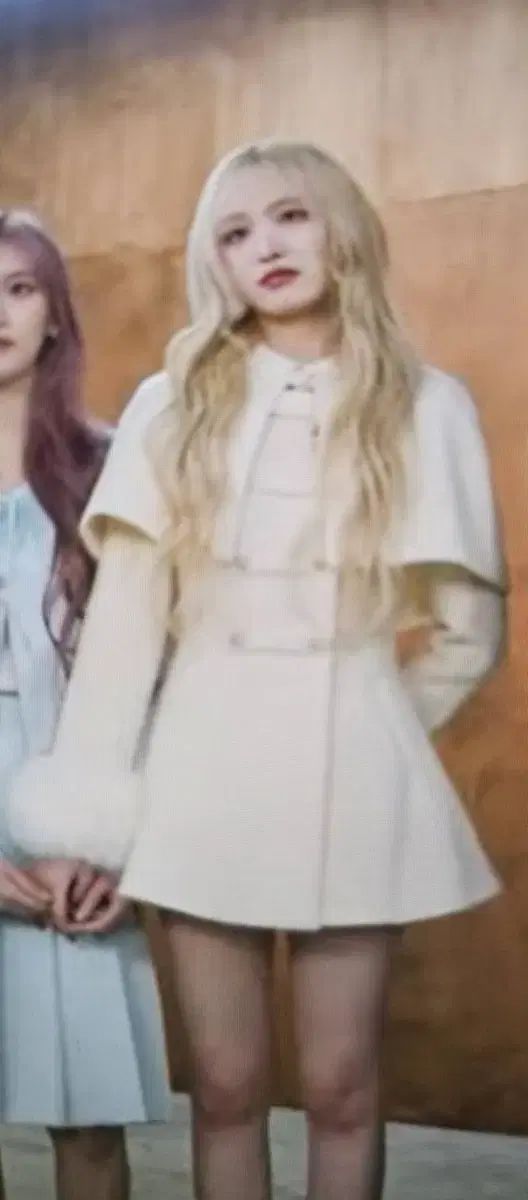 アイボリー ケープ ワンピースコート ひめぎゃるコート お姉ギャルコート